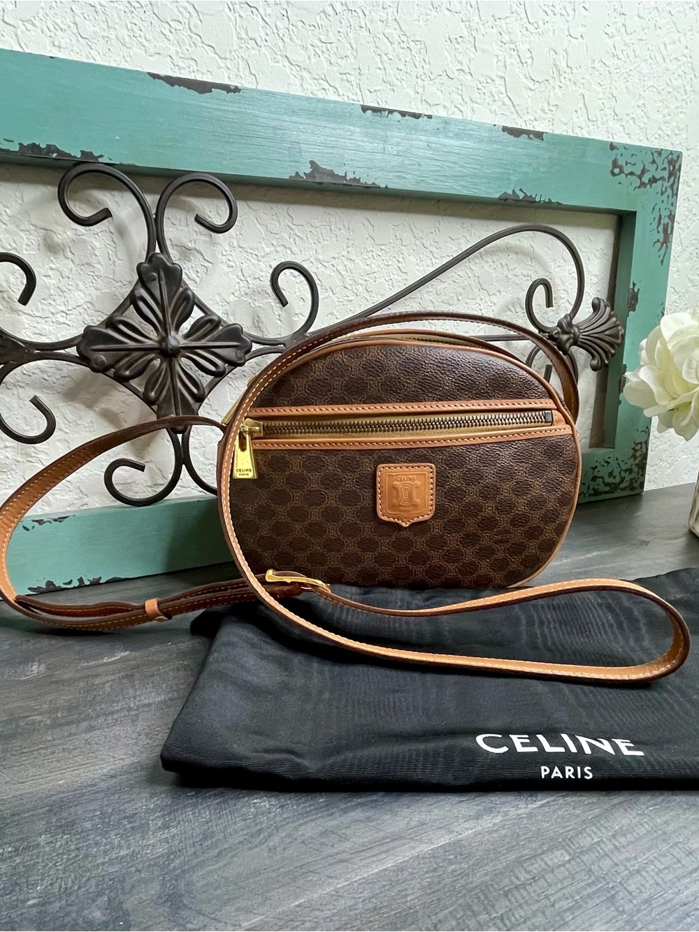 Celine Macadam Mini Camera Crossbody